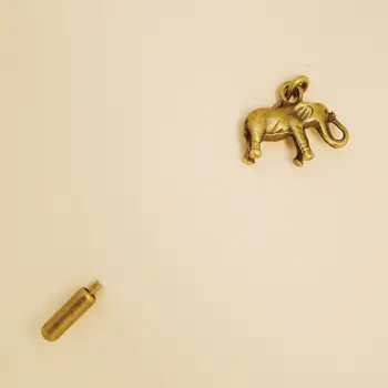 

Brooch on lapel elephant 51066 (bronze, needle, jewelery alloy)