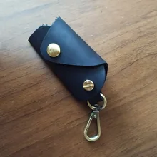 Keychain-Pouch Genuine-Leather Key-Bag Mini-Key Fashion Package Waist-Hanging Creative