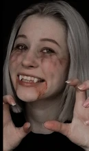 Colmillos de dientes de vampiresa para halloween, accesorios de bricolaje, pegamento para apoyos de dientes, Cosplay, respetuoso con el medio ambiente, fiesta de vampiresa