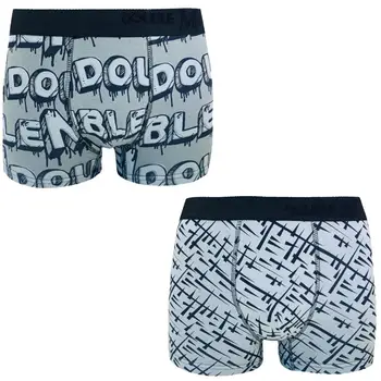 

DOUBLE M, Pack of 2, mens cotton briefs, comfortable boxer shorts, multicolour men boxer shorts, printed boxer shorts, underwear men