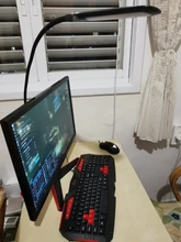 Clip Desk-Lamp Led-Light Eye-Protected-Lamp Brightness Office Led Long-Arm Bedroom 