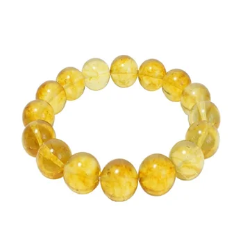 

Браслет из натурального балтийского янтаря лимонного цвета Georg Art