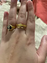 WANTME-Anillo de plata de primera ley con forma de sonrisa para mujer, sortija ajustable, cadena de eslabones de plata esterlina 925, estilo Hip Hop, Punk, 2021