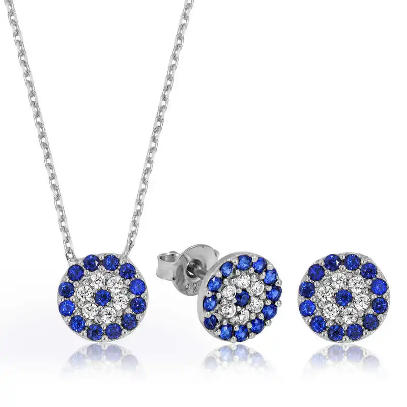 

Silver Evil Eye Women 'S Set