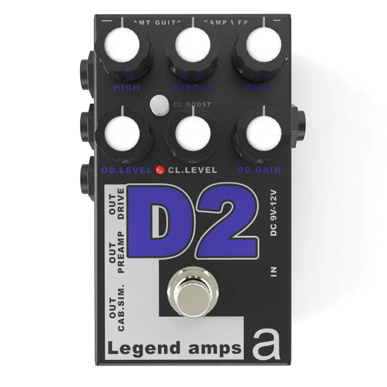 D-2 Legend Amps 2 Двухканальный гитарный предусилитель D2(Diezel), AMT Electronics