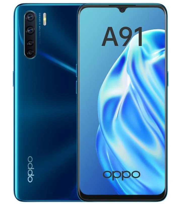Смартфон OPPO A91 8\128Gb Android 6.4" OTG 4-камеры ультратонкий | Мобильные телефоны и