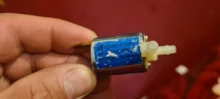 Válvula Solenoide de plástico para Gas, agua, aire, N/C, normalmente cerrada, pequeña, CC, 12V