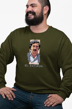 

Angemiel Wear El Patrón Green Men 'S Sweatshirt