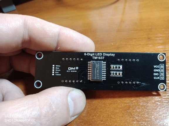 0 56 Inch 0 56 Tm1637 4 Digit 6 Bits 7 Segments Digital Tube Clock Module Double Dots Led Display Screen Board For Arduino Integrated Circuits Aliexpress