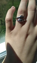 Anillo de amor creativo para mujer, joya de anillo abierto, regalo para amantes, Color plata