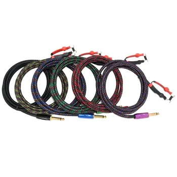 

1.8m Snakeskin Colorful Tattoo Clip Cord Plug Copper for Tattoo Machine Power Kit Rotary and Power Supply Tattoo Tools