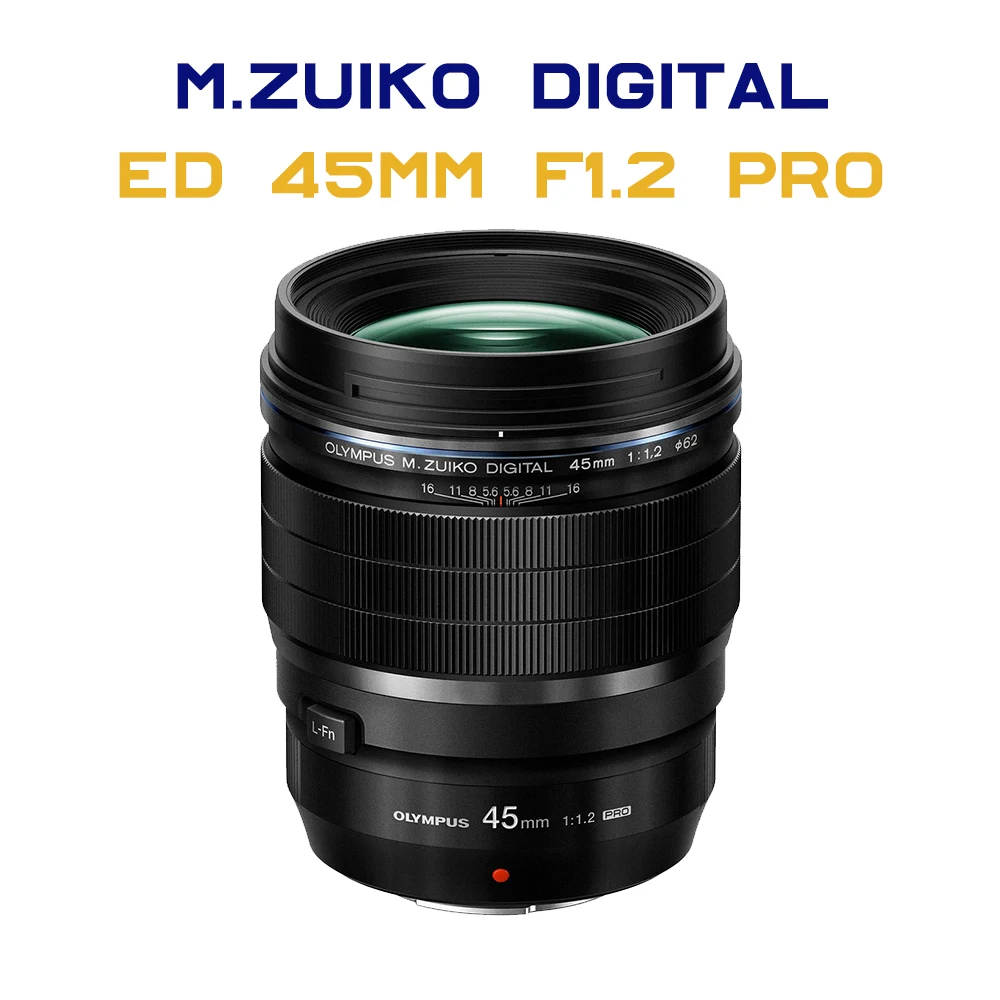 Сменный объектив Olympus M. ZUIKO DIGITAL ED 45mm F1.2 PRO(черный