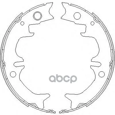 4731.00_колодки Барабанные Ручника! Toyota Avensis/Camry/Carina/Celica 1.6-3.0i 91-06 Remsa 473100 Remsa арт. 473100