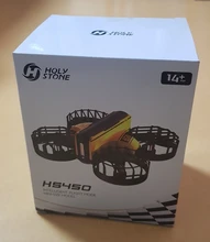 Holy Stone-Mini Dron de control remoto sin cabeza, cuadricóptero de control remoto, una tecla, aterrizaje automático, 3 baterías, helicóptero, HS450/210/330