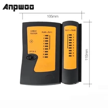 ANPWOO-probador de Cable lan RJ45, tester de Cable de red RJ45 RJ11 RJ12 CAT5 UTP Tester de Cable LAN, herramienta de reparación de red
