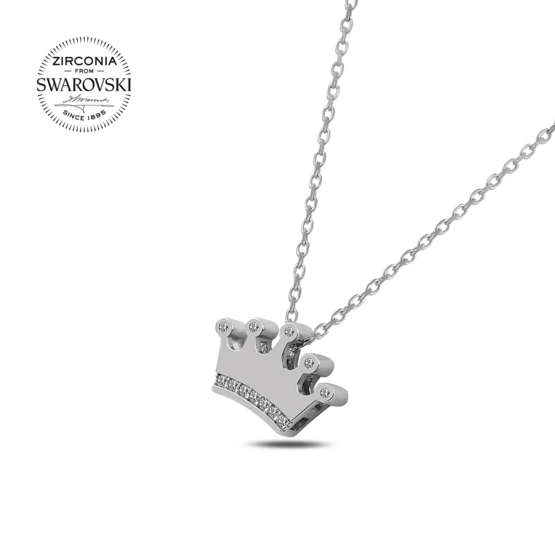 

Armagano Swarovski Zirconia Cubic Zirconia Crown Necklace