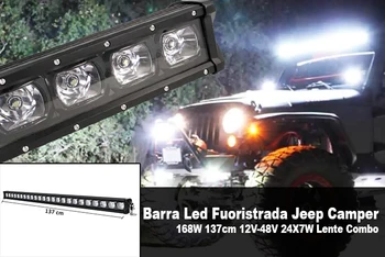 

Bar Led off-road Work Light Bar 168W 137cm 12V-48V 24 X7W Lens Combo
