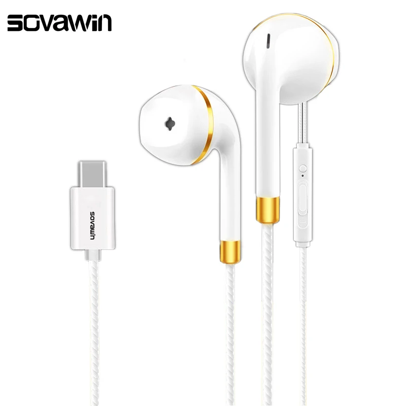 Earphone Usb-c Earbuds For Leeco Le 