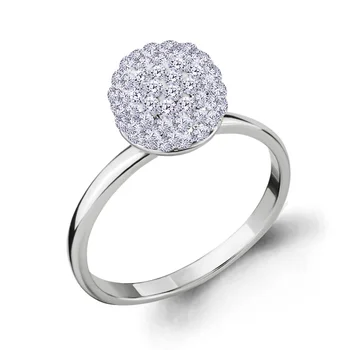 

Ring AQUAMARINE with artificial vstavkmi, Silver 925