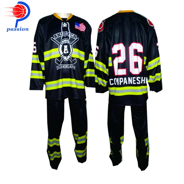 Custom Ice Hockey Sports Type Hockey Team Jersey with your logo , name and  number 042