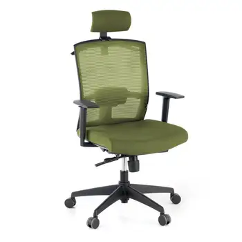 

Ofiprix | Silla Kendo | Silla de Oficina Ergonómica | Silla Giratoria de Escritorio | Respaldo Transpirable | Soporte Lumbar