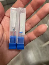 Dmoley-brocas de cerámica y tungsteno para uñas, accesorios para manicura, taladro eléctrico, Color rosa/Negro/azul, 4 colores