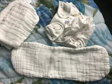 Pañales bebé algodón pañales reutilizables lavables pañales de tela pañal cubierta impermeable bebé recién nacido formación bragas bolsillo para pañales