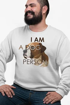 

Angemiel Wear I Am A Dog Person White Men 'S Sweatshirt