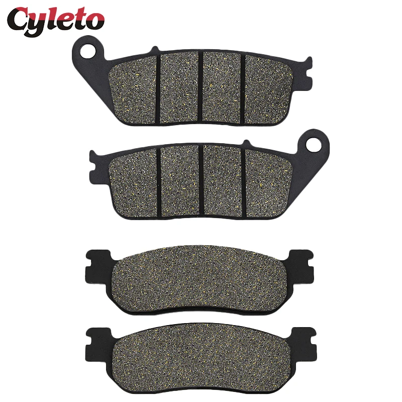 Передние и задние тормозные колодки Cyleto для мотоцикла Yamaha VP125 Xcity VP 125 2008-2015 YP125R Xmax