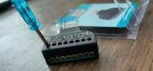 ESCAM-Adaptador de Terminal de tornillo RJ45, Ethernet macho a 8 pines AV, bloque convertidor, enchufe para cámara CCTV