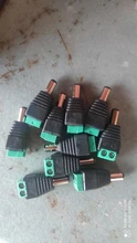 Jack-Adapter Connector-Plug Led-Light Power CCTV 10pcs DC for Single-Color 12V