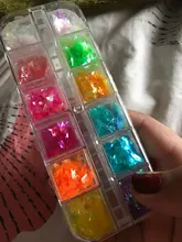 Manicure-Nail-Decoration Sequins-Polish Nail-Art Glitter-Flakes Fruits Fluorescence Heart