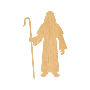 

Shepherd Laser Cut Out Wood Shape Craft Supply - Unfinished
