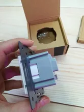 Livolo – Enchufe de pared de plástico blanco. VL-C7-C1EU-11, Toma de corriente estándar europeo, DIY