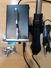 Eruntop-Estación de soldadura Digital LED 858D, desoldadura de hierro para soldar, BGA refundido, pistola de aire caliente