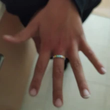 Anillos de dedo de corazón y arco iris para mujer, de bambú, plata de ley 925 auténtica, sortija de compromiso de boda, joyería