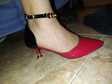 Zapatos de tacón alto y fino para mujer, sandalias de moda con punta hueca, hebilla de una palabra, con cinturón, novedad de Verano de 2020