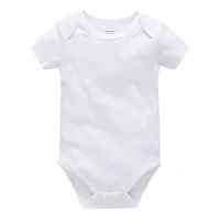 High Quality Baby Rompers Boys Clothing Muslin Blank Bodysuit Girls Pink Plain Colors Jumpsuit One piece Infant Products 0-24M 6