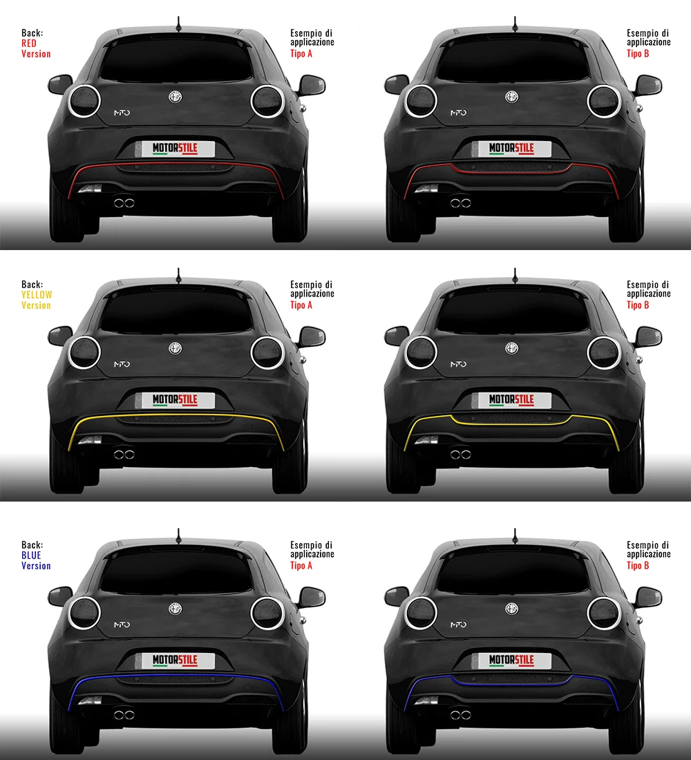 Клей профиль для дам бампер передний+ задний Alfa Romeo Mito