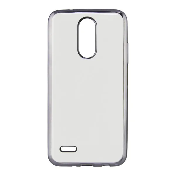 Чехол для мобильного телефона Lg K4 2017 Flex Metal TPU прозрачный серый металлик| |