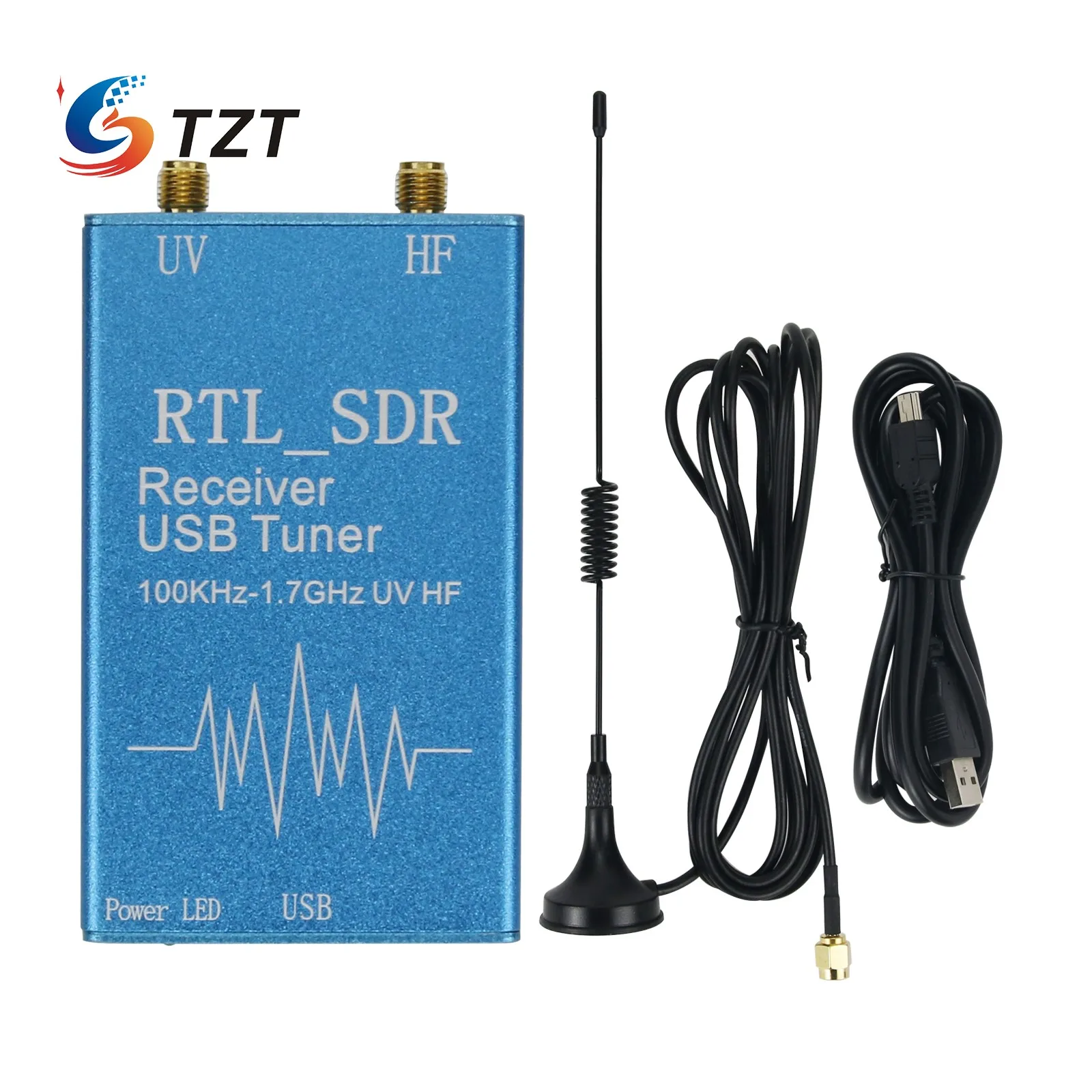 Tzt 820t/820t2 For Rtl Sdr Receiver Usb Tuner 100khz-1.7ghz Uv Hf Rtl2832u + R820t2 For Radio Communications - Voice Recognition/control Modules image photo