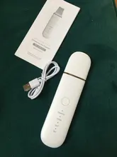 Limpiador Facial ultrasónico para el cuidado de la piel, máquina de limpieza Facial, eliminador de espinillas y acné, pala exfoliante, masajeador Facial