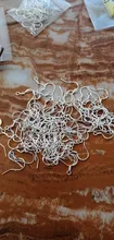 Ganchos para pendientes de plata de ley 100, accesorios para fabricación de joyas, partes al por mayor, Pj004, 925 Uds.