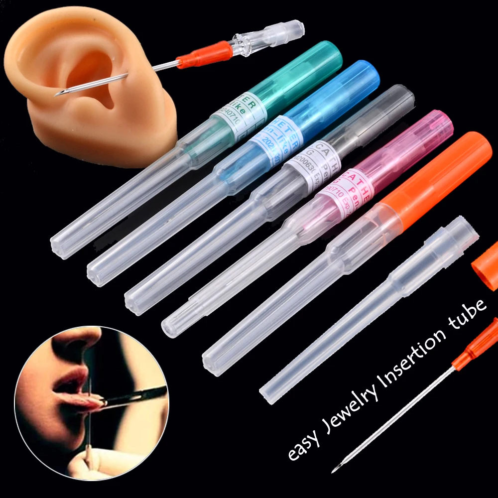 Piercing-Needles Sterilised Body-Tattoo 5PCS for IV