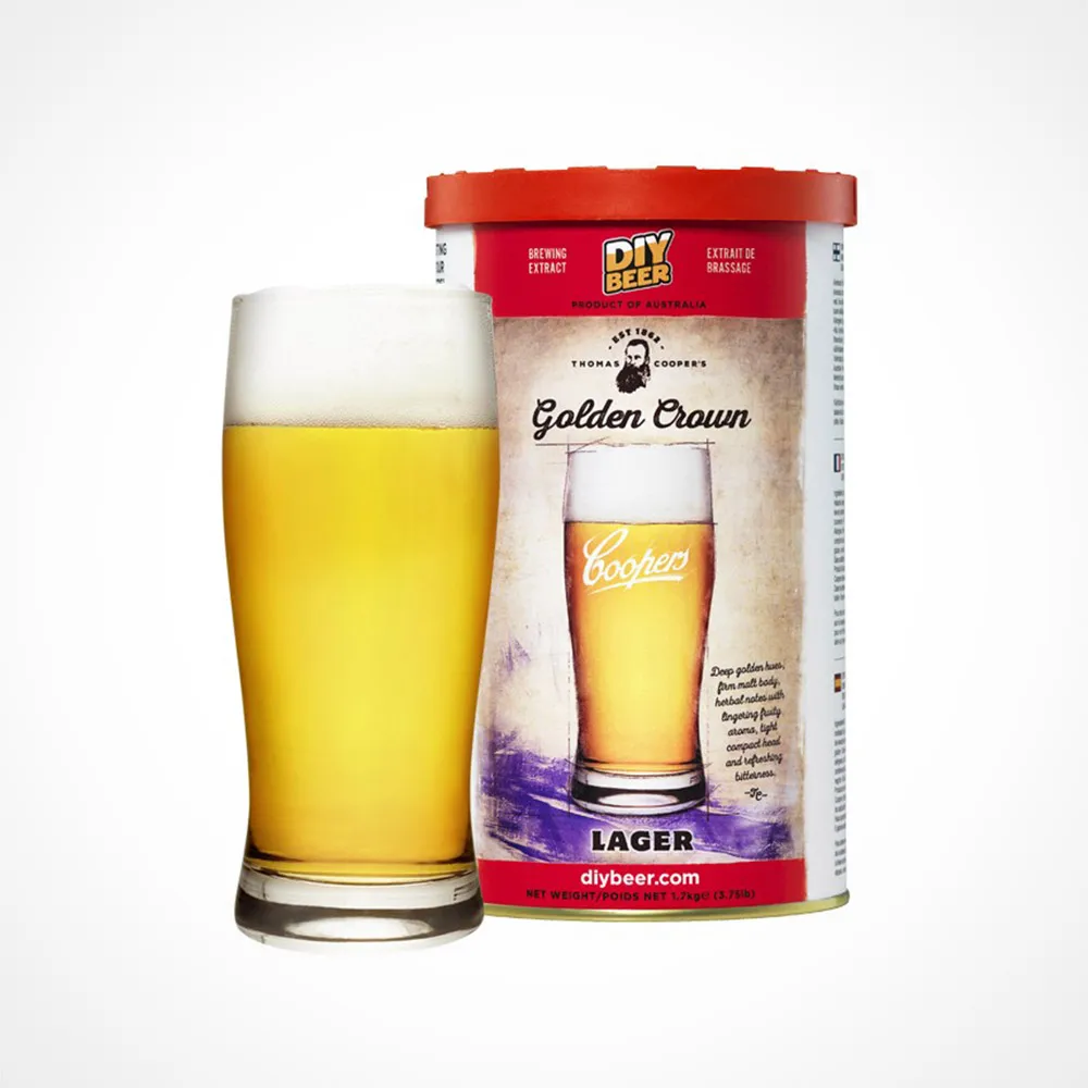 Солодовый экстракт для приготовления домашнего пива COOPERS Golden Сrown Lager | Дом и сад