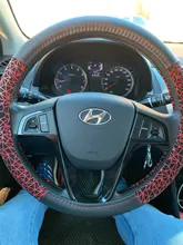 PUFEITE-Botón de volante para Hyundai VERNA SOLARIS, botón de control de música y volumen de audio