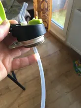 Tubo de silicona de grado alimenticio, manguera de goma Flexible transparente de 2 a 21mm, resistente al calor, para agua potable, 1 metro