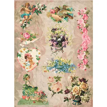 

Rice paper for Decoupage "" craft Premier "", A3, 25 g/m, "" romantic "" cpd025