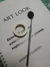 Herramienta de maquillaje con mango de acero inoxidable, espejo para el cuidado de las pestañas, injerto y boca con aumento