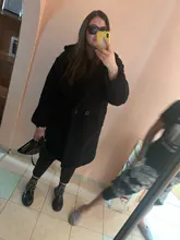 Coats Teddy Bear-Jackets Faux-Fur Leopard Female Long Women Luxury Outerwear Thick Winter